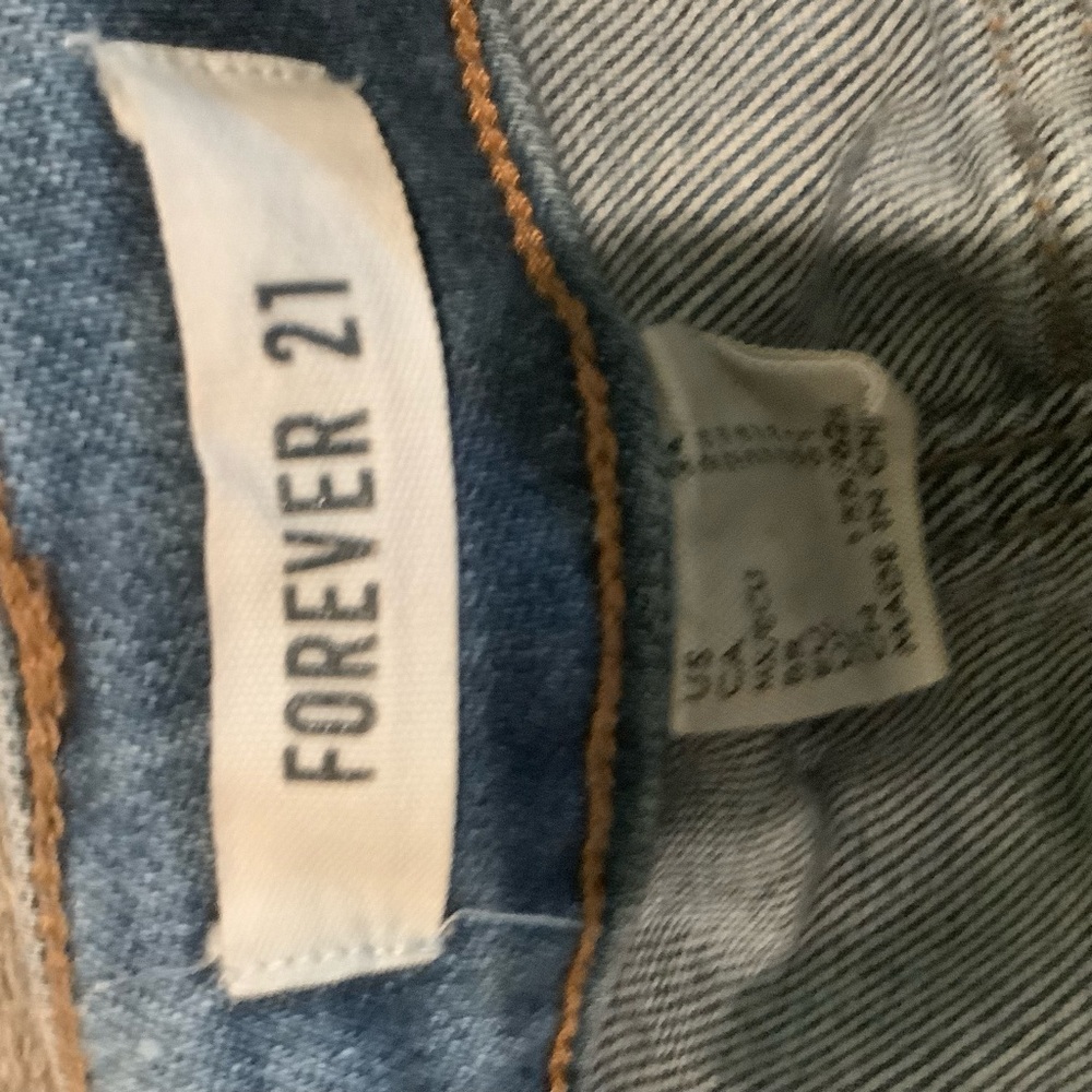 Forever 21 Light Blue Straight Leg Jeans - Picture 5 of 9